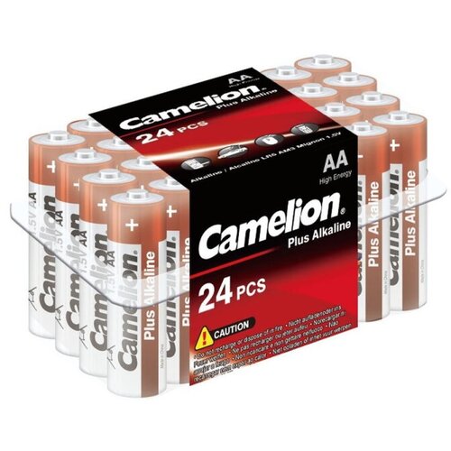 Батарейка Camelion AA/LR 6 Plus Alkaline PB-24 1.5В camelion lr 6 plus alkaline pb 24 lr6 pb24 батарейка 1 5в