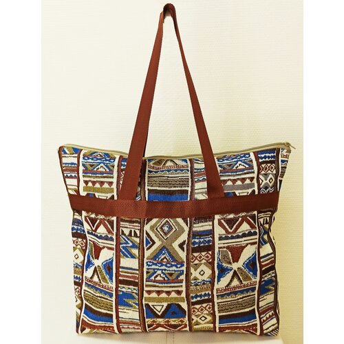 Сумка шоппер Bella фактура пэчворк разноцветный 1390₽