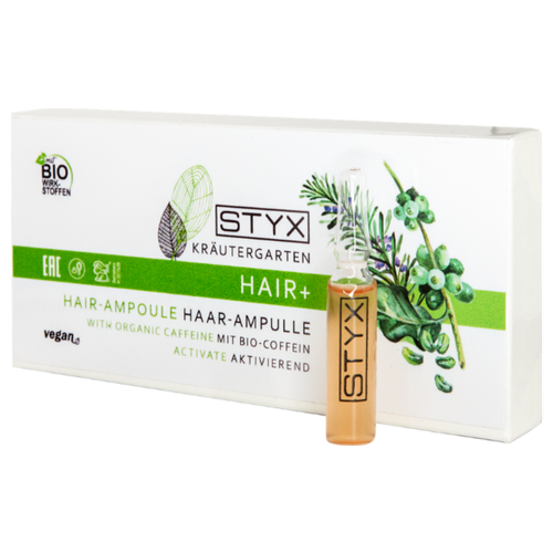 STYX Ampullen Moisturizing Complex Ампулы для волос с био - кофеином, 10*2 мл.