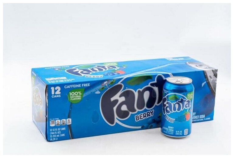 Fanta Berry Упаковка 12 шт