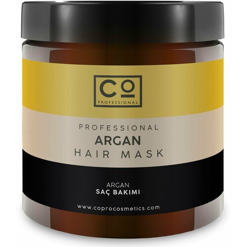 Маска для волос с аргановым маслом CO PROFESSIONAL Argan Hair Mask, 500 мл co professional z series маска для волос с аргановым маслом argan hair mask 250 мл