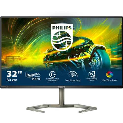 Монитор LCD 31.5' [16:9] 3840x2160(UHD 4K) IPS, nonGLARE, 144 Hz, 500cd/m2, H178°/V178°, 1000:1, 1.07B, 1ms, 2xHDMI, 2xDP, USB-Hub, Height adj, Pivot