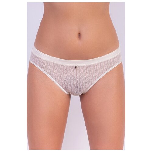 фото Milavitsa трусы слипы со средней посадкой classic elegant, размер 90, приглушенно-белый