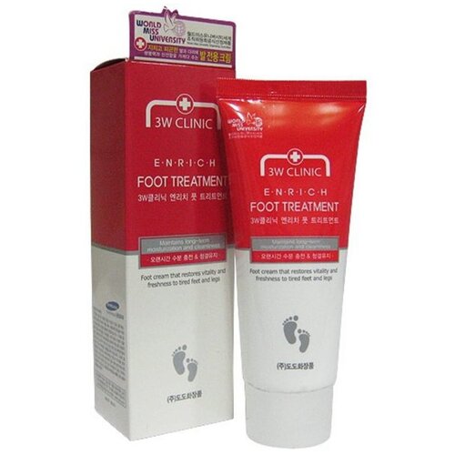 3W CLINIC Enrich Foot Treatment Крем для ног лечебный 100 мл 589₽