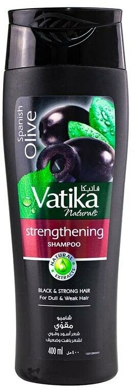 Шампунь аюрведический Dabur Vatika Naturals STRENGTHENING для слабых и ломких волос 400 мл
