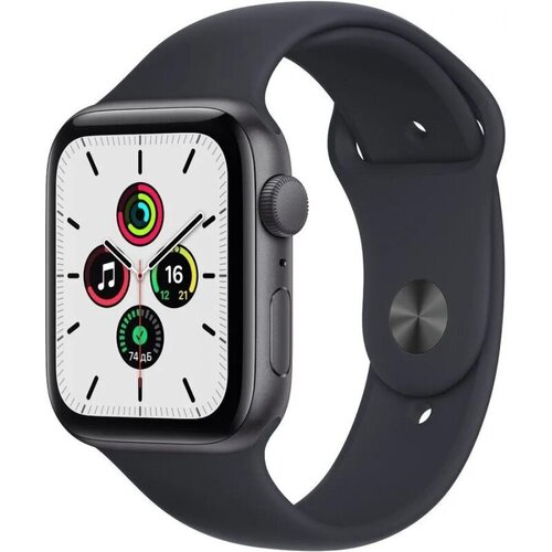 Смарт-часы Apple Watch SE, 44mm Space Grey, USA, [MKQ63LL/A
