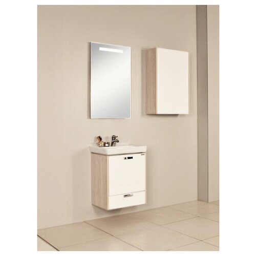 фото Тумба под раковину акватон йорк 55 м 1a170801yoav0 белый глянец/ясень фабрик