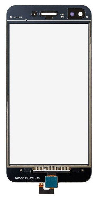 Сенсорное стекло (тачскрин) для Huawei Y6 (2017) (белый)