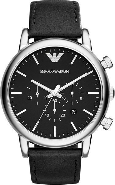 Наручные часы EMPORIO ARMANI AR1828, серебряный, черный