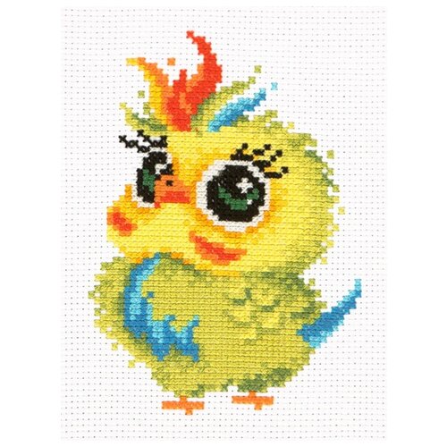 фото Набор попугайчик 11х16 чудесная игла 11597