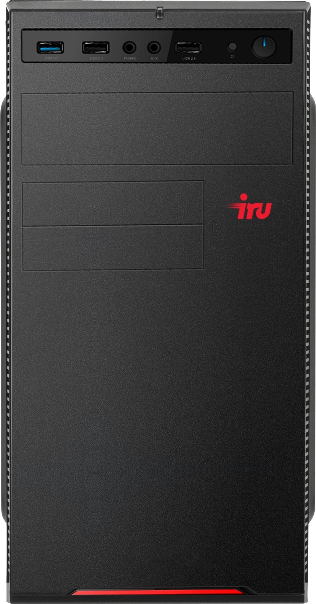 IRU Опал 515 MT [2005097] Black {i5 10400/16GB/256GB SSD/UHDG 630/ DVDRW/ Free DOS}