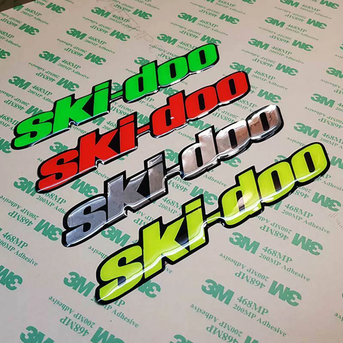 Комплект эмблем SKI-DOO зеленый