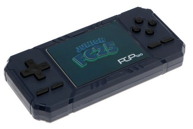 Игровая приставка PGP AIO Junior FC25c, экран 3", AV кабель, 500 игр, синяя