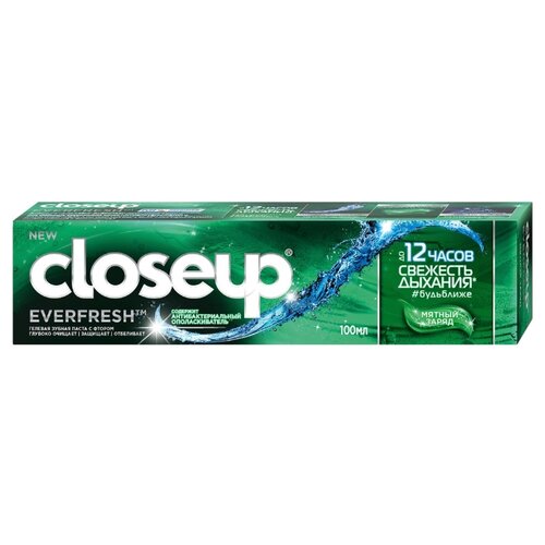 фото Зубная паста CloseUp Everfresh мятный заряд, 100 мл