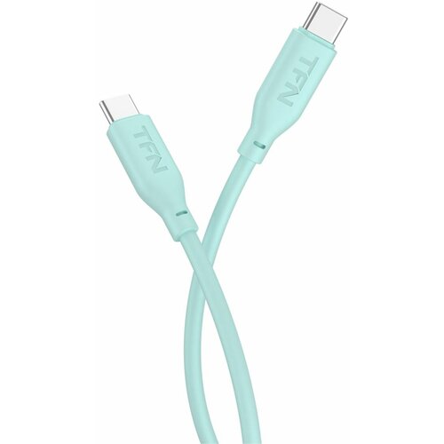 Кабель USB Type-C TFN TypeC-TypeC silicone 1.2m mint TFN-C-SIL-CC1M-MT кабель usb type c tfn typec typec silicone 1 2m rose tfn c sil cc1m ro