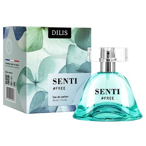 Dilis Parfum парфюмерная вода Senti Free, 50 мл, 160 г dilis parfum парфюмерная вода senti bloom 50 мл 194 г