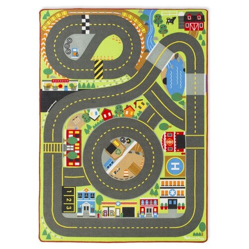 фото Большой коврик "проезжая часть" melissa & doug