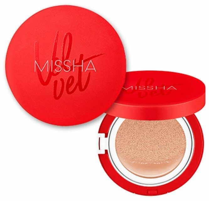 Тональный крем кушон MISSHA Velvet Finish Cushion SPF50+/PA+++ (No.21)