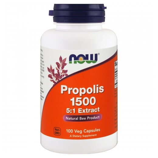 Now Propolis 1500 mg 100 капс.