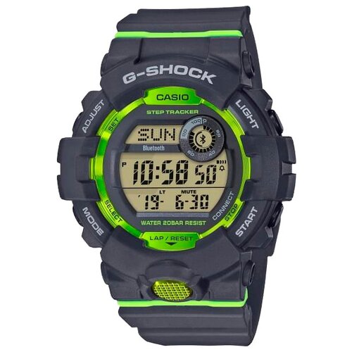фото Японские наручные часы casio gbd-800-8e мужские цифровые