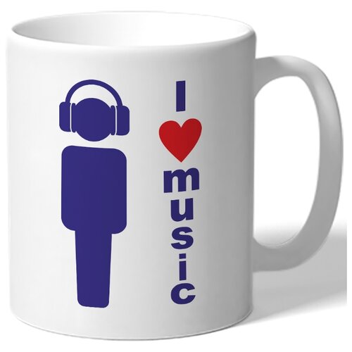 фото Кружка i love music drabs