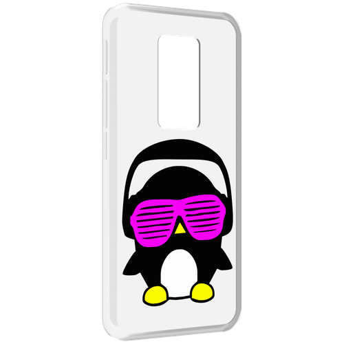 Чехол MyPads пингвин для Motorola Defy 2021 задняя-панель-накладка-бампер