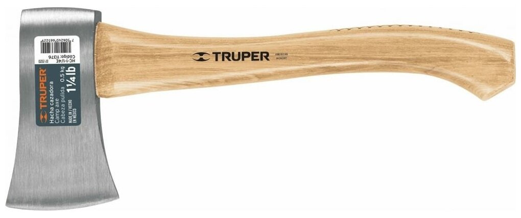 Truper Топор 565 гр с деревянной рукояткой HC-1-1/4E 11376