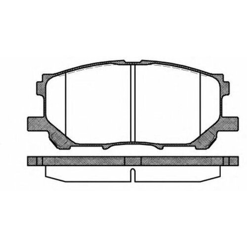 Колодки дискового тормоза, задняя ось для а/м Mitsubishi Lancer X (07-)