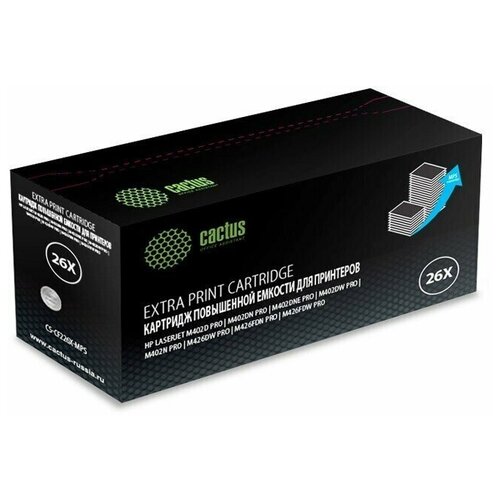 фото Картридж cactus cs-cf226x-mps black