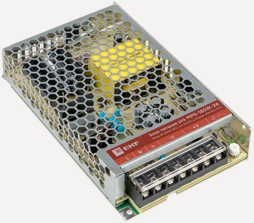 Изображение товара Блок питания EKF Proxima MPS-150W-24, 24В, 150Вт, металлический корпус