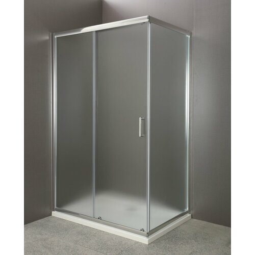 Душевой уголок BelBagno Uno 110x80 UNO-AH-1-110/80-P-Cr стекло рифленое, профиль хром, без поддона