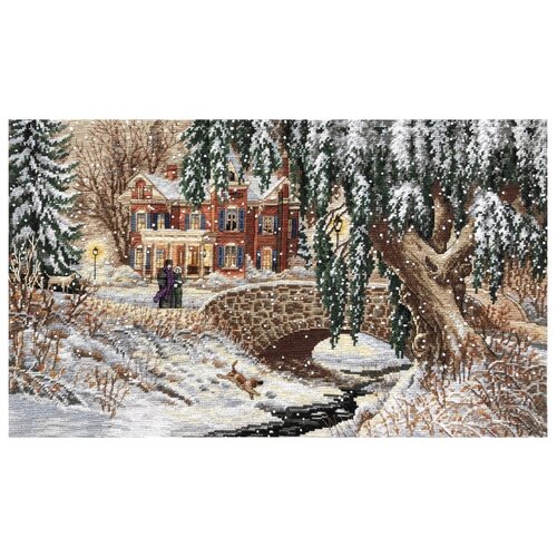 фото Dimensions Набор для вышивания Winter Lace (Зимние кружева) 43 х 25 см (35111)