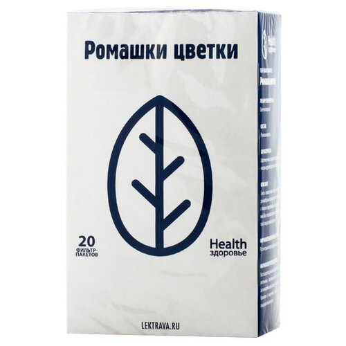 Здоровье Health цветы Ромашки ф/п, 1.5 г, 20 шт.