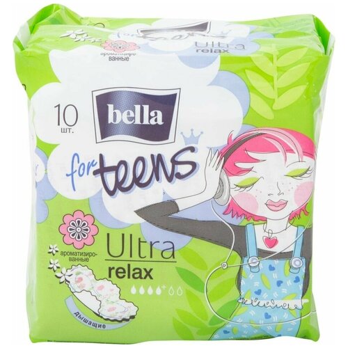 BELLA Супертонкие прокладки Ultra relax for teens10 шт