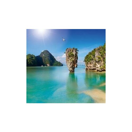 Фотообои Бирюзовый пейзаж 291х272см 1100₽