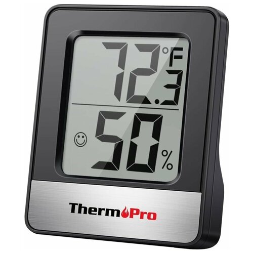 Термометр гигрометр цифровой ThermoPro TP49, черный термометр thermopro tp50 серый