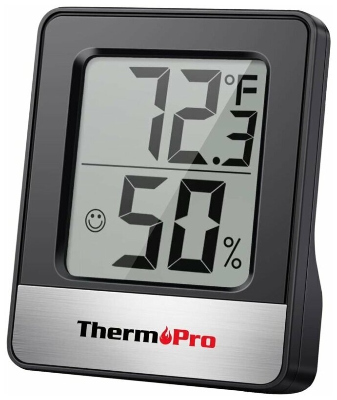 Термометр гигрометр цифровой ThermoPro TP49 черный