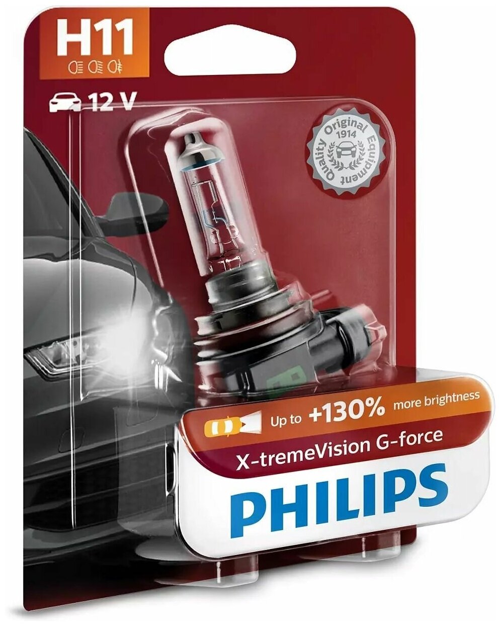 Лампа H11 12362 XVG 12V 55W (блистер 1 шт)