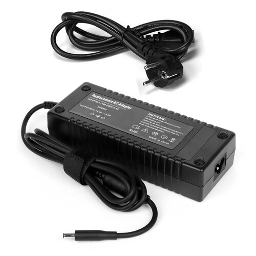 фото Зарядка (сетевой адаптер, блок питания) для ноутбука dell 18.5v 6.7a 130w штекер: 4.5 x 3.0 мм (сетевой кабель в комплекте) topon