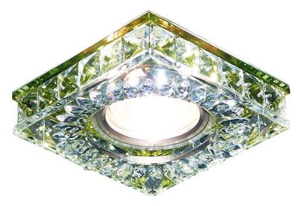 Встраиваемый светильник Ambrella light Crystal Led S251 GD - фотография № 1