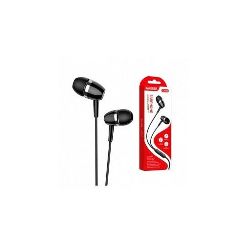 Наушники с микрофоном Kakusiga KSC-659 12м черные 87500₽
