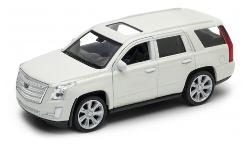 Легковой автомобиль Welly 2017 Cadillac Escalade (43751) 1:38, 12 см, белый