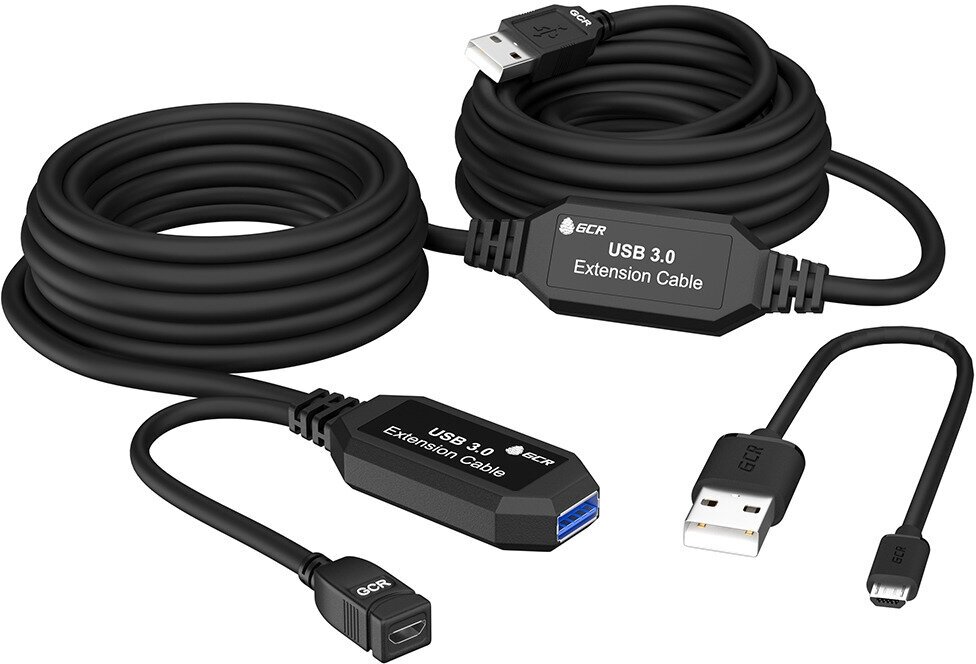 Удлинитель USB 3.0 Тип A - A Greenconnect GCR-51926 10.0m