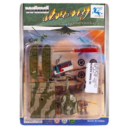 Конструктор Junfa toys Wind Strong 1599 Собери танк своими руками