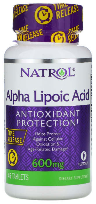 Natrol Alpha Lipoic Acid Time Release таб. пролонг. высв.