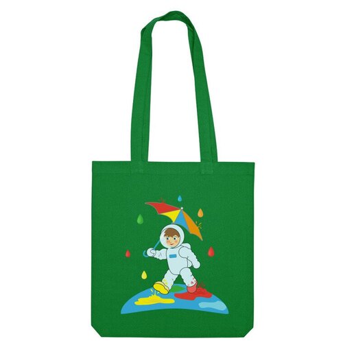 фото Сумка шоппер us basic, зеленый