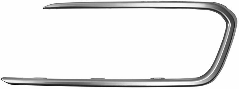 Молдинг решетки в бампер правый хром для Hyundai Santa Fe 16-19 / арт. ST780012 / бренд SAT / OEM 865582WAA0