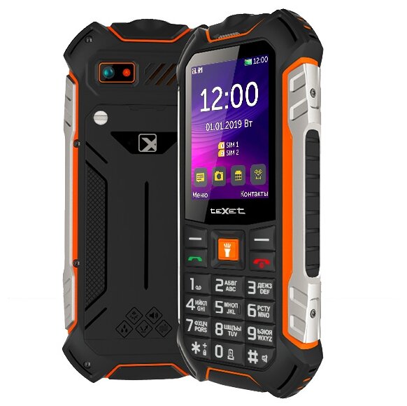 Телефон teXet TM-530R, черный