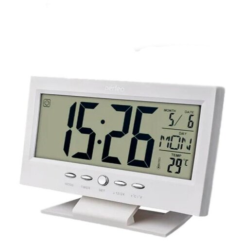 Часы-метеостанция Perfeo Set PF-S2618 белые 138400₽