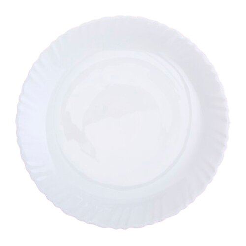 фото Доляна тарелка обеденная дива 23 см белый